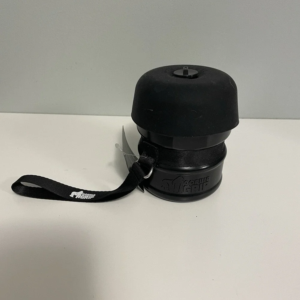 Gorilla Grip‎ Pet Black Water Bottle Small Hiking Walks